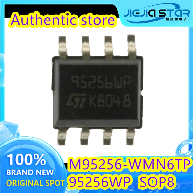 Memory Chip, M95256-WMN6TP, 95256WP, 95256, SOP8, Guaranteed to Work well, 100% Brand New, Fast Delivery, 4 Pcs, 50 Pcs