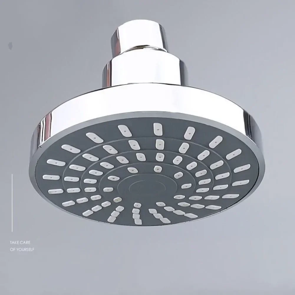 Durable Shower Head Fixtures Self-cleaning Nozzle Wall-Mounted Water Flow Limiter With Ball Joint Adjustable Flow Home