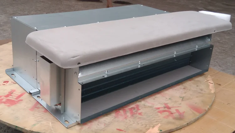 Verborgen kanaal Fan Coil Unit Gekoeld water Fan Coil Verwarming en koeling Folansi Silence Design Waterplafond Horizontaal