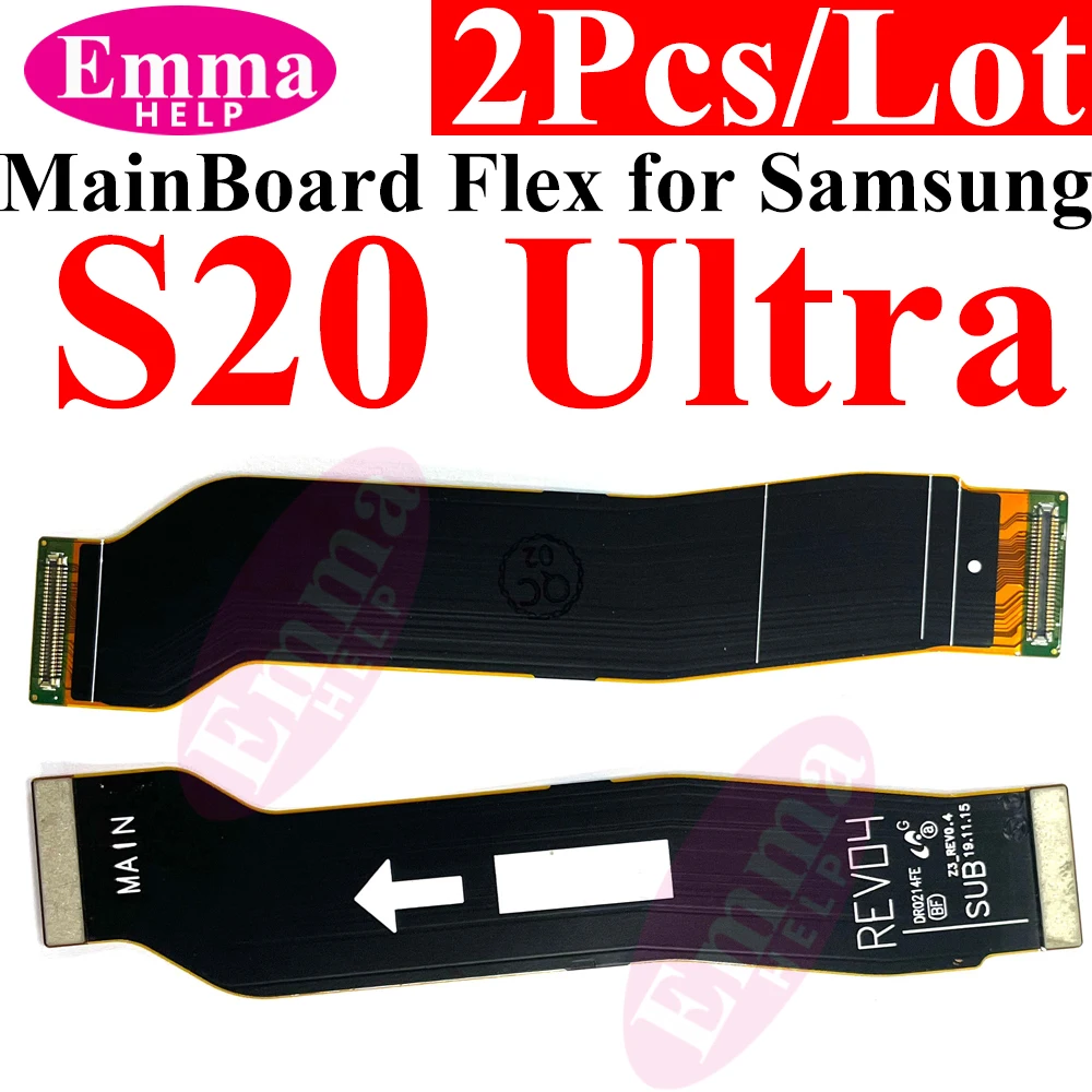 2Pcs Main Board Flex For Samsung Galaxy S22 S21 S24 S20 S23 Ultra Plus S918 S911 S916 S711 S916 S928 S906 G988 S908 LCD Display