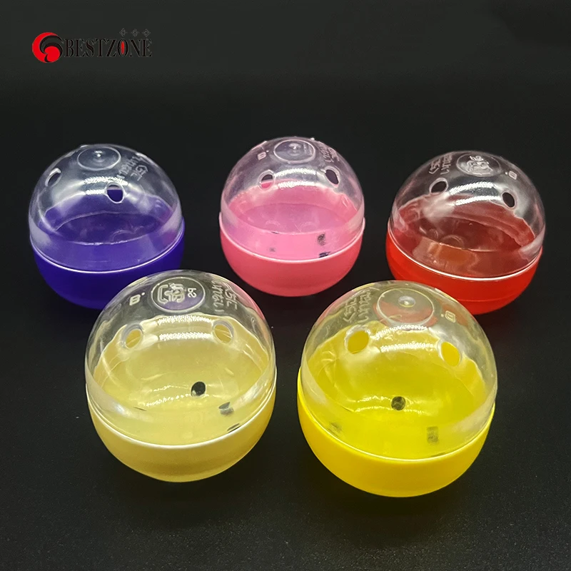50PCS 1.89*2 인치 48*52mm 서프라이즈 볼 Gashapon 플라스틱 용기 빈 장난감 캡슐 어린이 어린이 디스펜서에 대한 장난감 선물