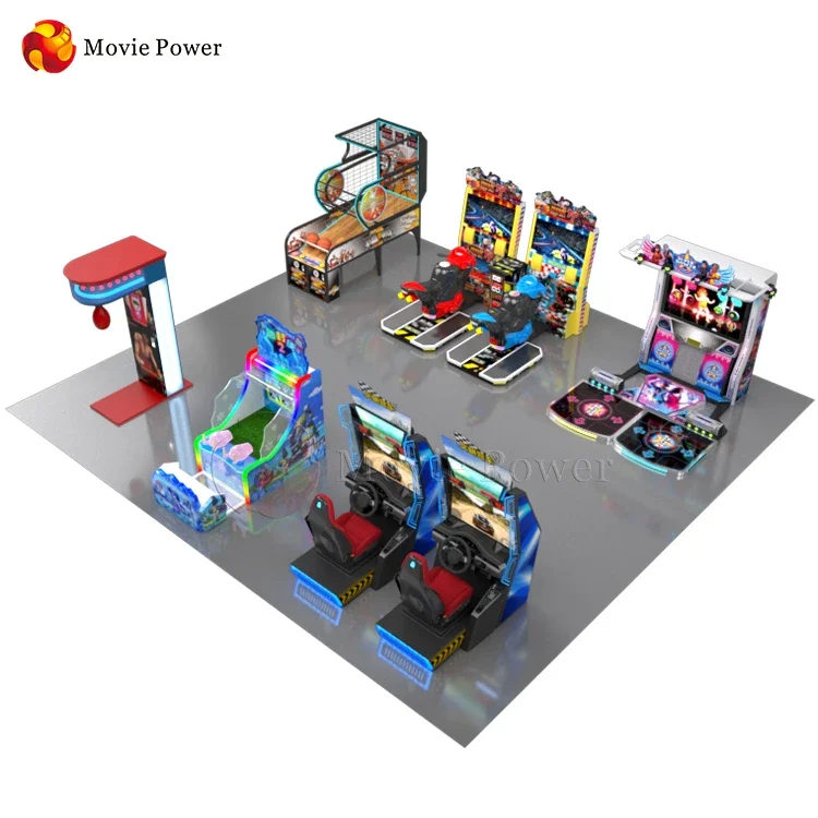 Professional Arcade Game Center Solution Manufacturer Amusement Coin Operated Arcade Game Machine