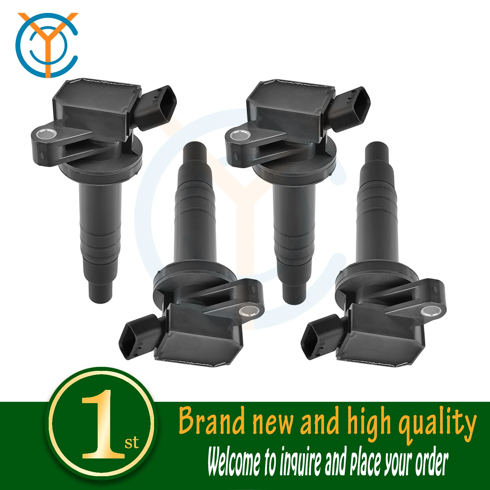 

90919-02239 4pcs Ignition Coil Compatible with Toyota MR2 Corolla Celica Chevrolet Prizm Pontiac 1.8L PEUGEOT 107 1.0L 673-1300