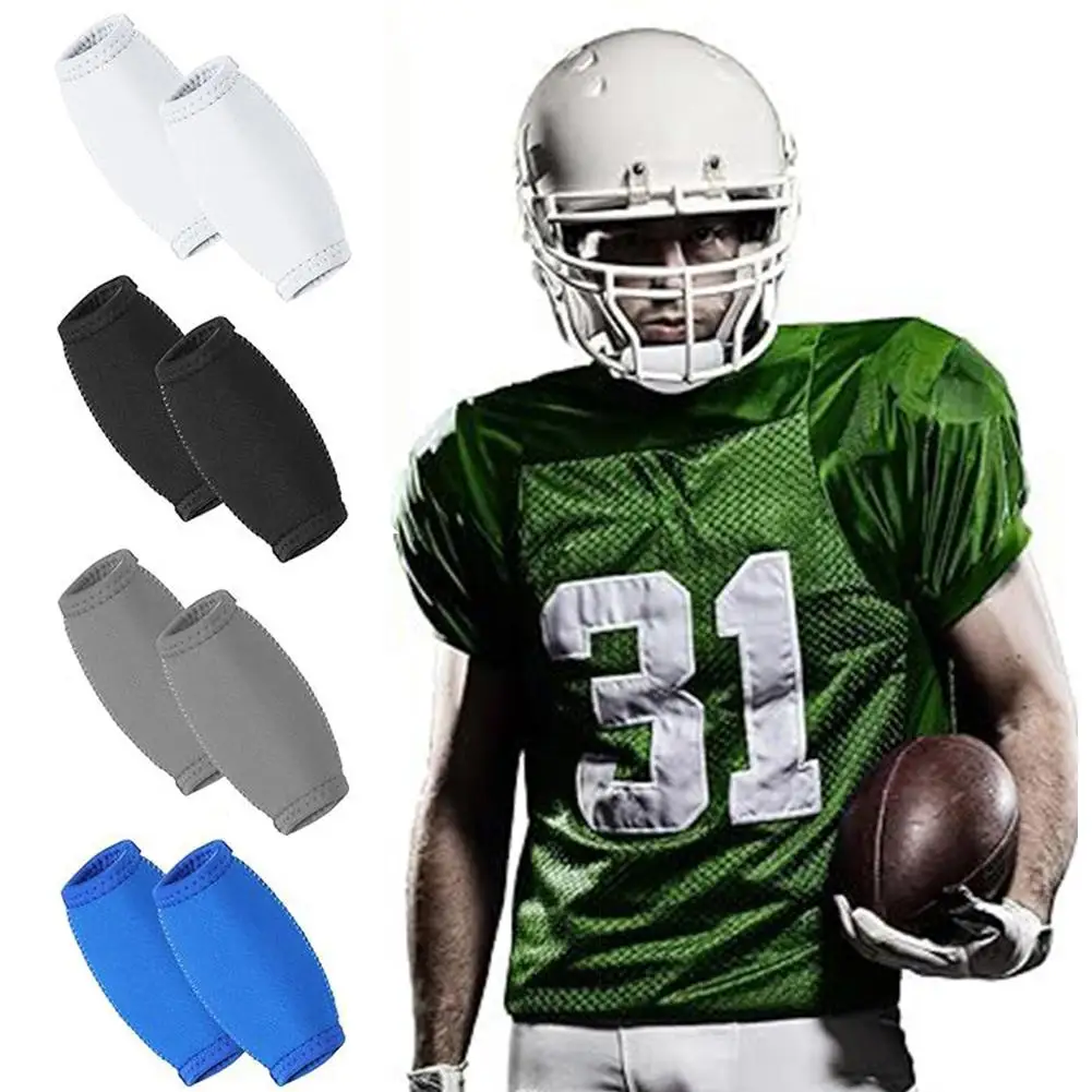 2pcs Football Chin Pad Football Helmet Sports Chin Pad Youth Fit Breathable Accessories Cover Adult Sports Collision Replac D7T3