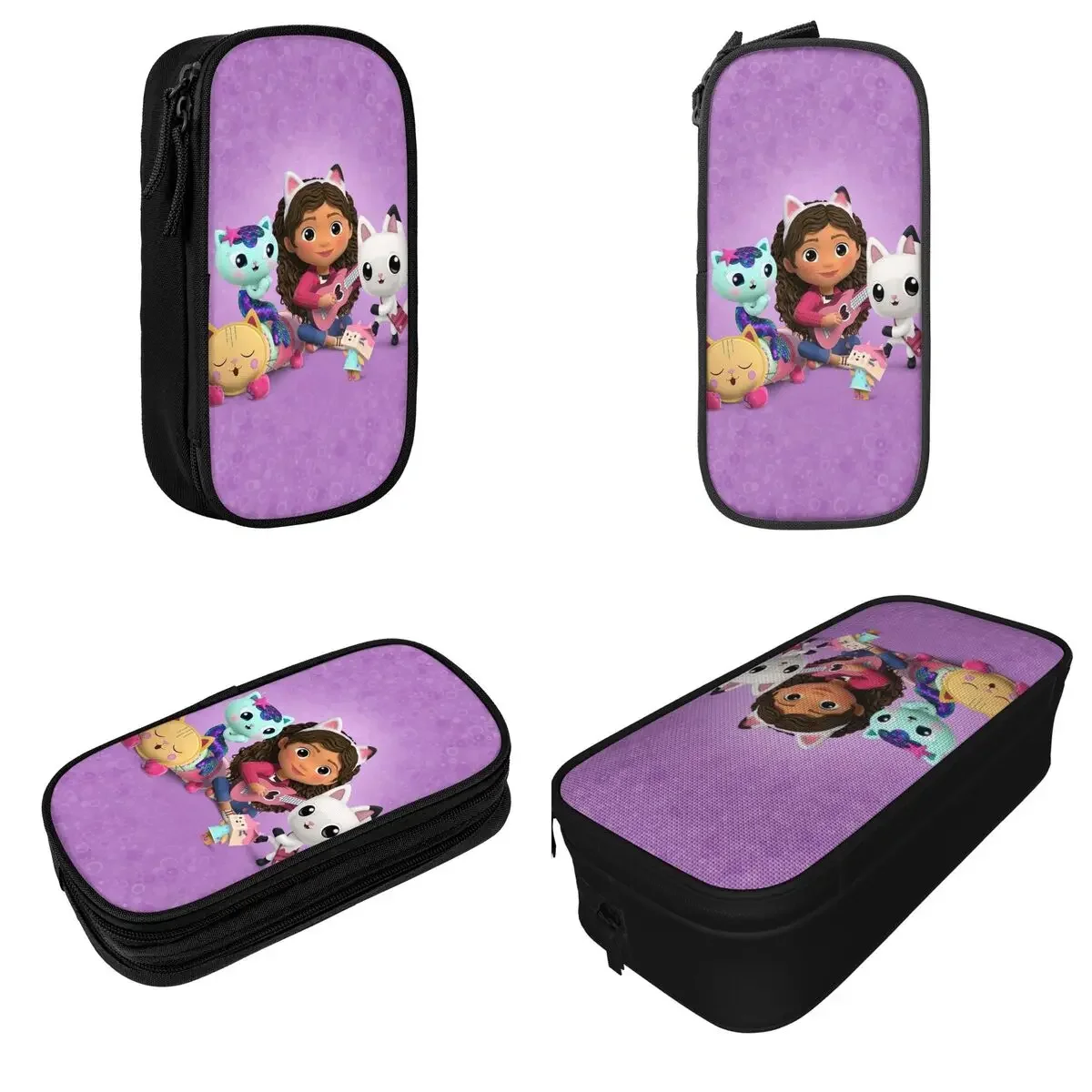 Gabby Dollhouse Pencil Case Cartoon Pencil Box Pen for Girls Boys Large Storage Bags Students School Gifts Stationery