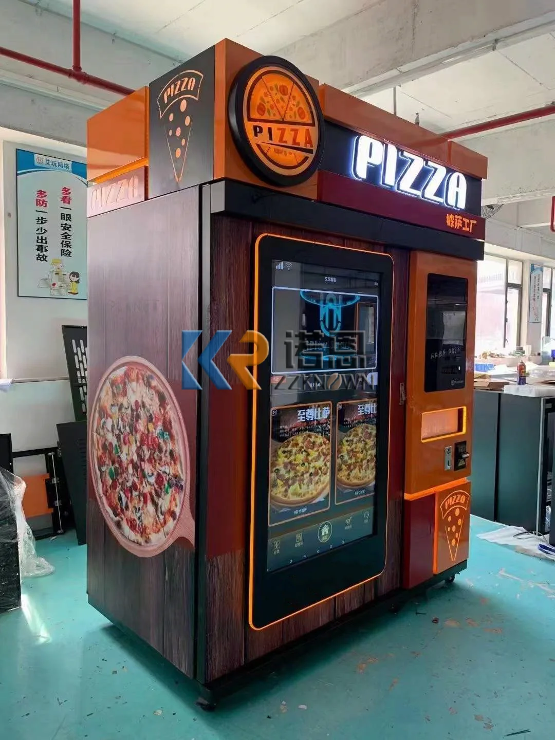 2022 Outdoor Business Self-service Pizza Vending Machines Cooking Hot Food Fully Automatic Pizza Vending Machines