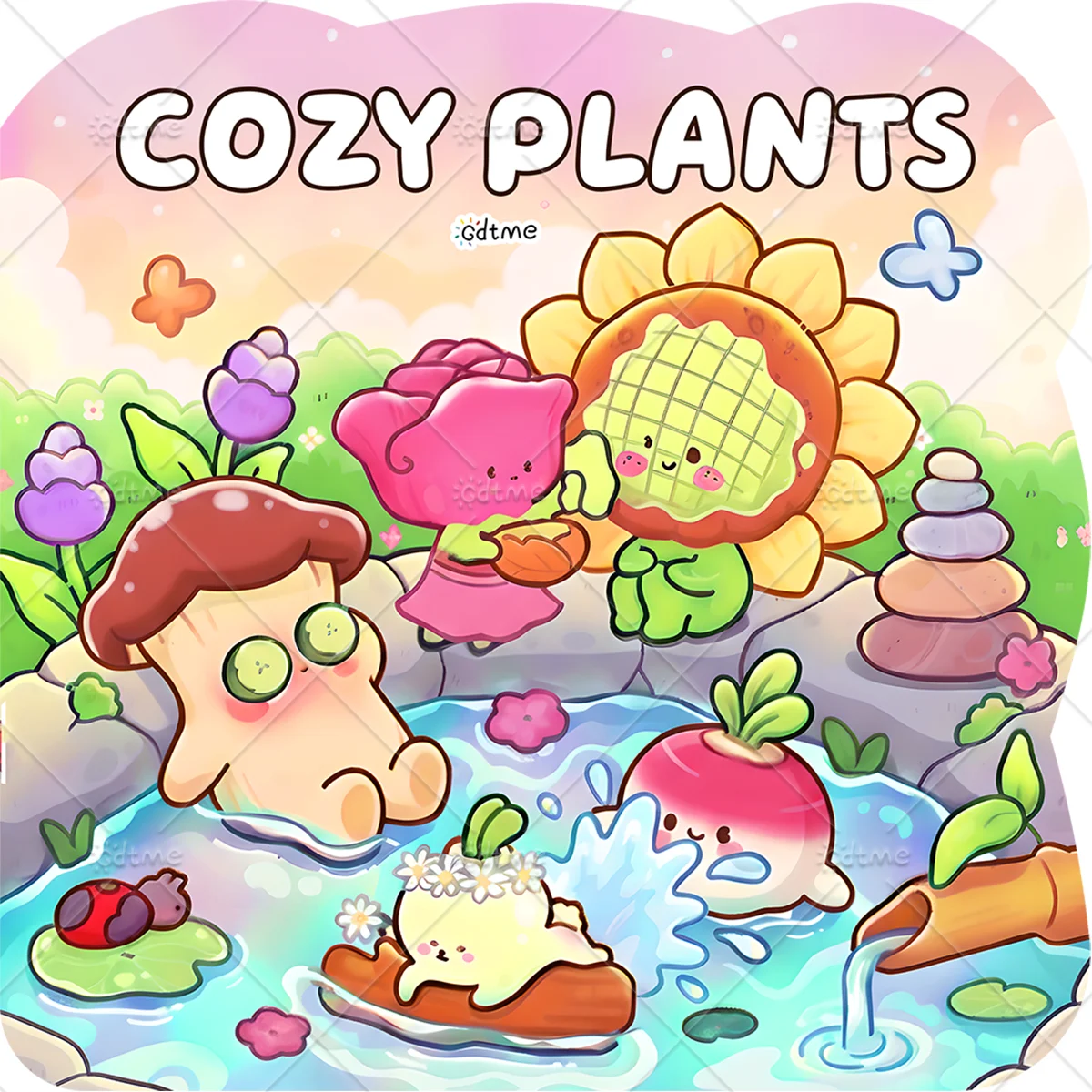 Cozy Plants Adult Coloring Book for Stress Relief Upgraded Paper Comfortable Coloring Perfect Holiday Gift for Friends Family