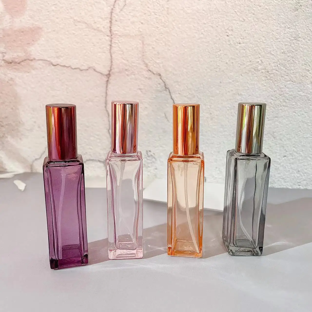 20ml Perfume Spray Bottles Glass Refillable Bottle Portable Travel Oils Liquid Cosmetic Container Perfume Atomizer Sub-bottling