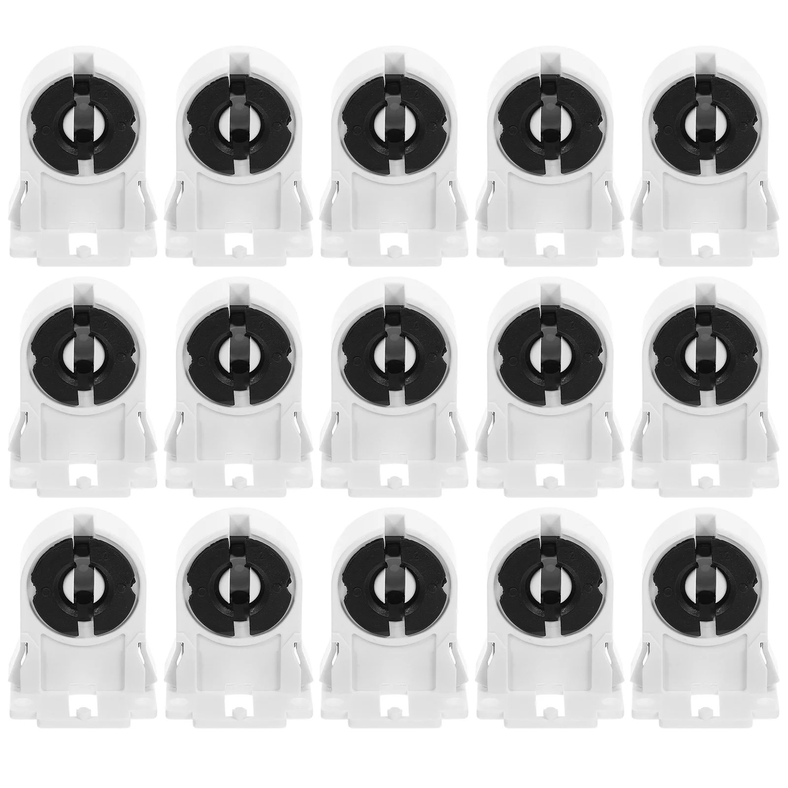 50 Pcs Fluorescent Lamp Holder Tube LED Light Bulb Sockets Bulbs for Lights Parts Holders