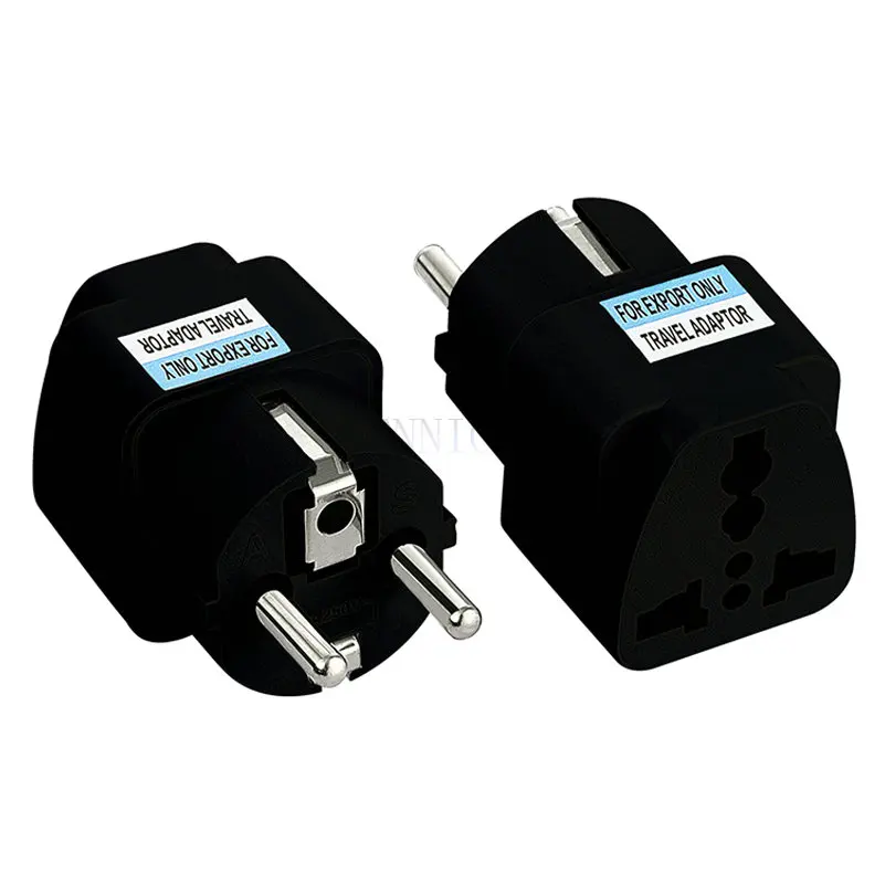 Euro Convertor CA MX US To DE EU KR RUS Europe AC DC Power Plug Adapter Travel Adaptor Converter Korea Socket