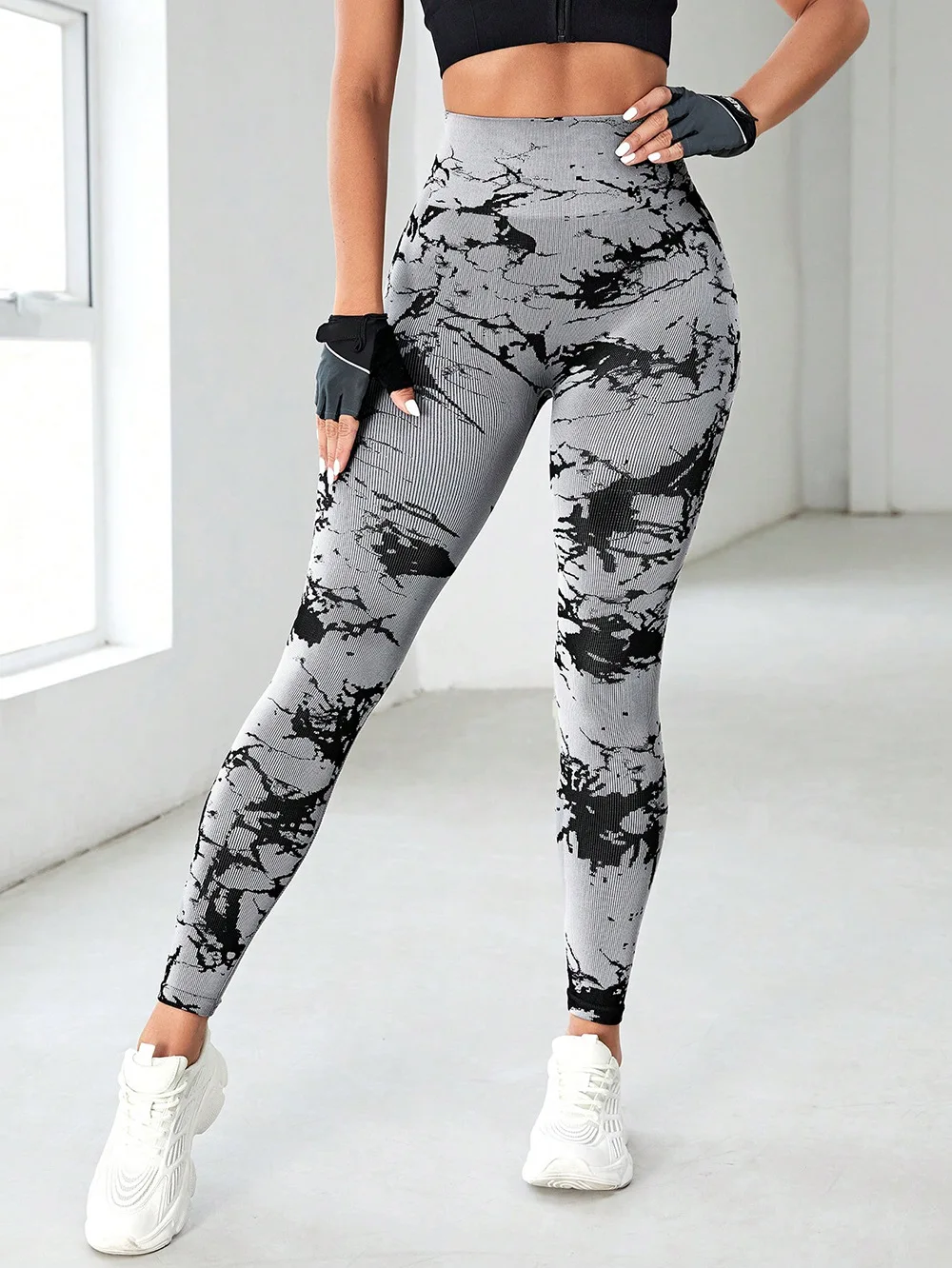 2024 Tie Dye Butt Lifting Gym Leggings Women High Waist Exercise Activewear Outdoors Sporty Leggings Women