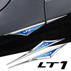 2 Stuks 3d Legering Auto Stickers Auto Accesories Voor Chevrolet Ltz Lt1 Lt4 Cruze Tracke Prisma Sonic Silverado Suburbane Traverse
