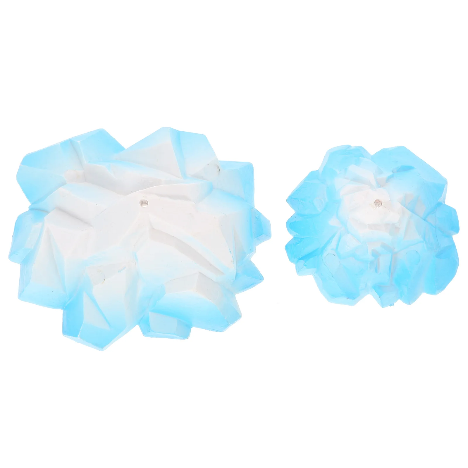 2 pezzi acquario montagne di ghiaccio pregevole fattura realistica simulazione naturale decorazione Floeberg per acquario casa