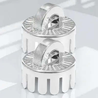 

10Pcs Plastic Ball Pendant Decorative Caps DIY Christmas Ball Parts Hanging Ornament Accessories Creative Balls Accessory