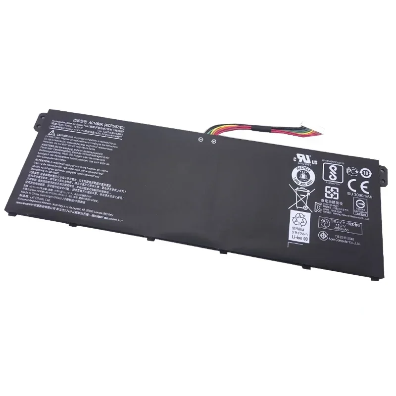 Imagem -04 - Lmdtk Nova Bateria do Portátil Ac14b8k para Acer Aspire Cb3111 Cb5311 Es1511 Es1-512 Es1-520 S1-521 Es1-531 731 E5771g V3-371 48wh