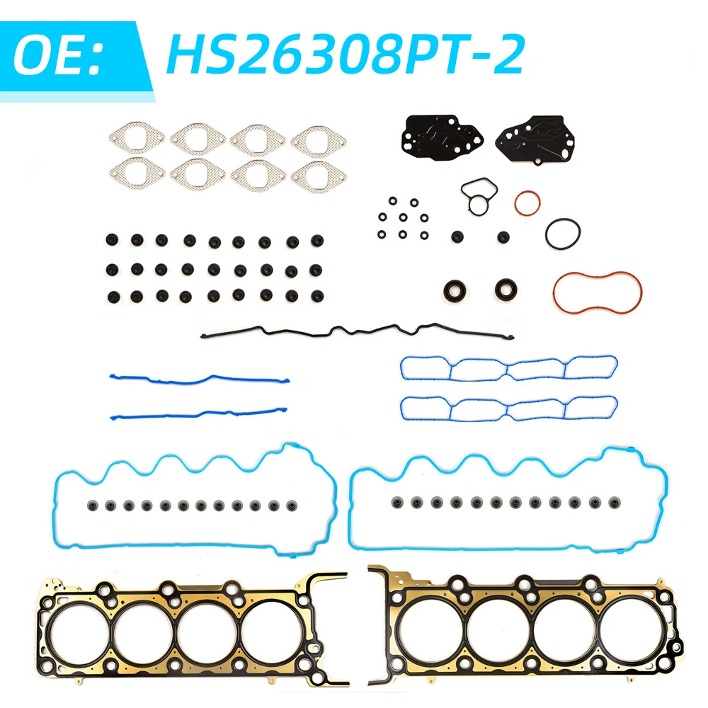 

Top End Gasket Kit HS26308PT-2 For 2009-2010 Ford Mustang 4.6L V8 MLS Head Gasket Valve Seals