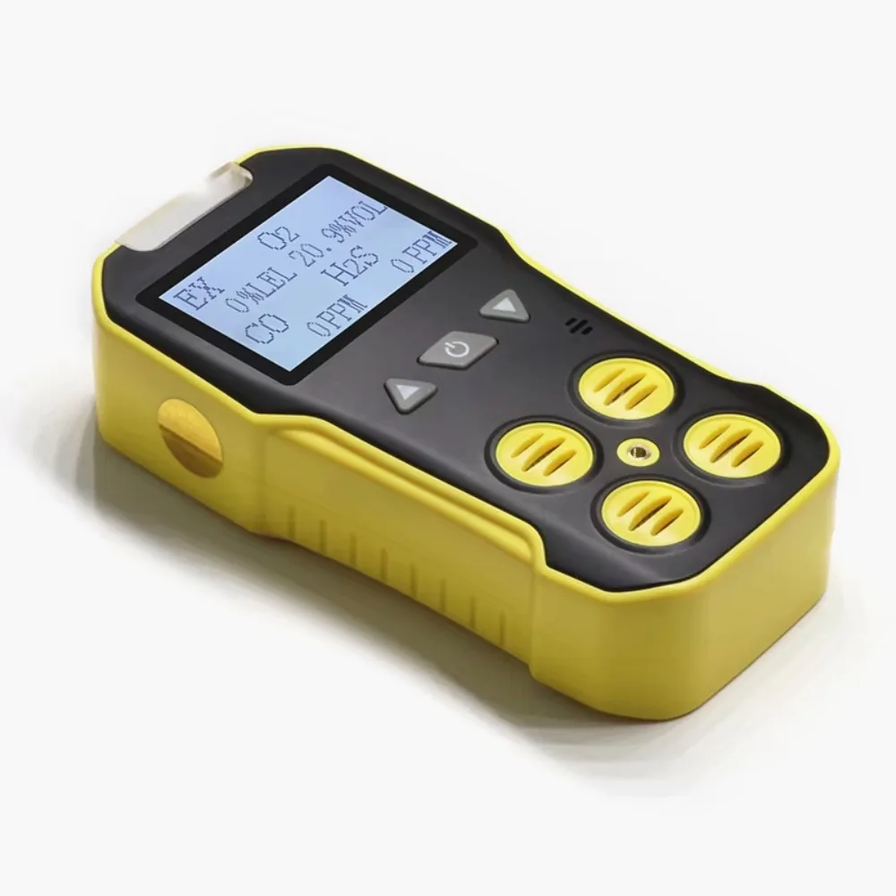 

Automobile Portable exhaust BH-4A 4 in 1 sensor Gas analyzers sound light alarm FG/CO/O₂/H₂S multi air gas detector