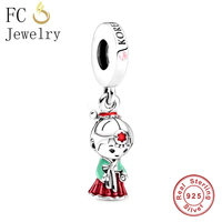 FC Jewelry Fit Original Pan Charms Bracelet Authentic 925 Silver Girl With Korea Dress Bead For Making Women Berloque 2022