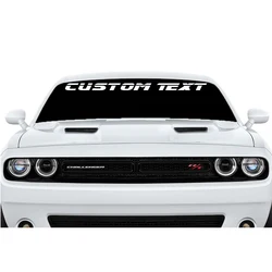 Length 100cm Custom Car Front Window Decor Vinyl Sticker 3 Font Style Personalized Truck Body Decal