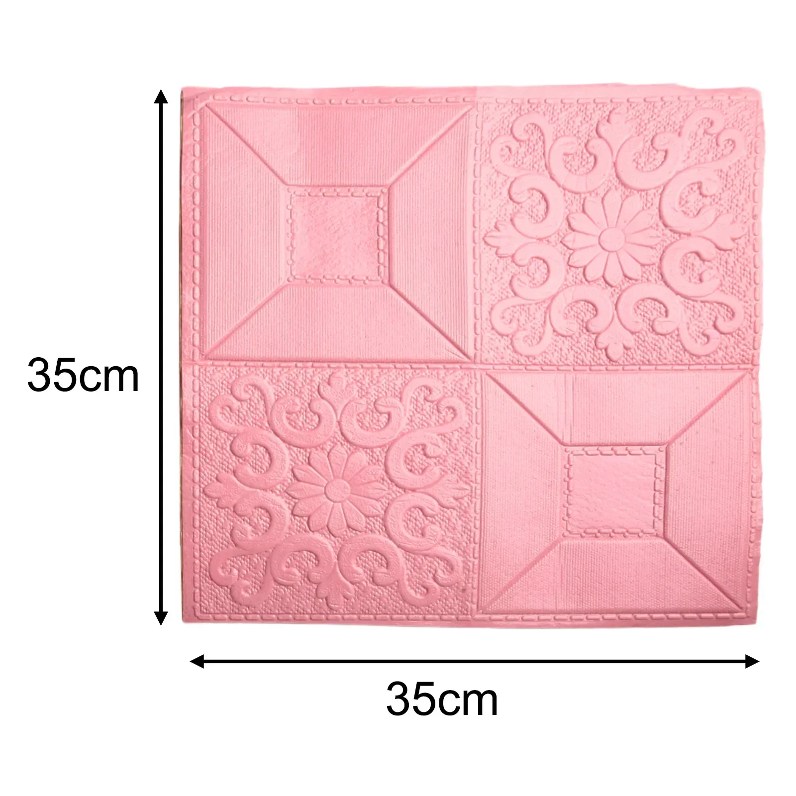 10PC 3D Self-Adhesive Foam Wall Stickers Tile Stone Brick Wall Sticker Soft Foam Panels Anti-collision Waterproof Ceiling Decals