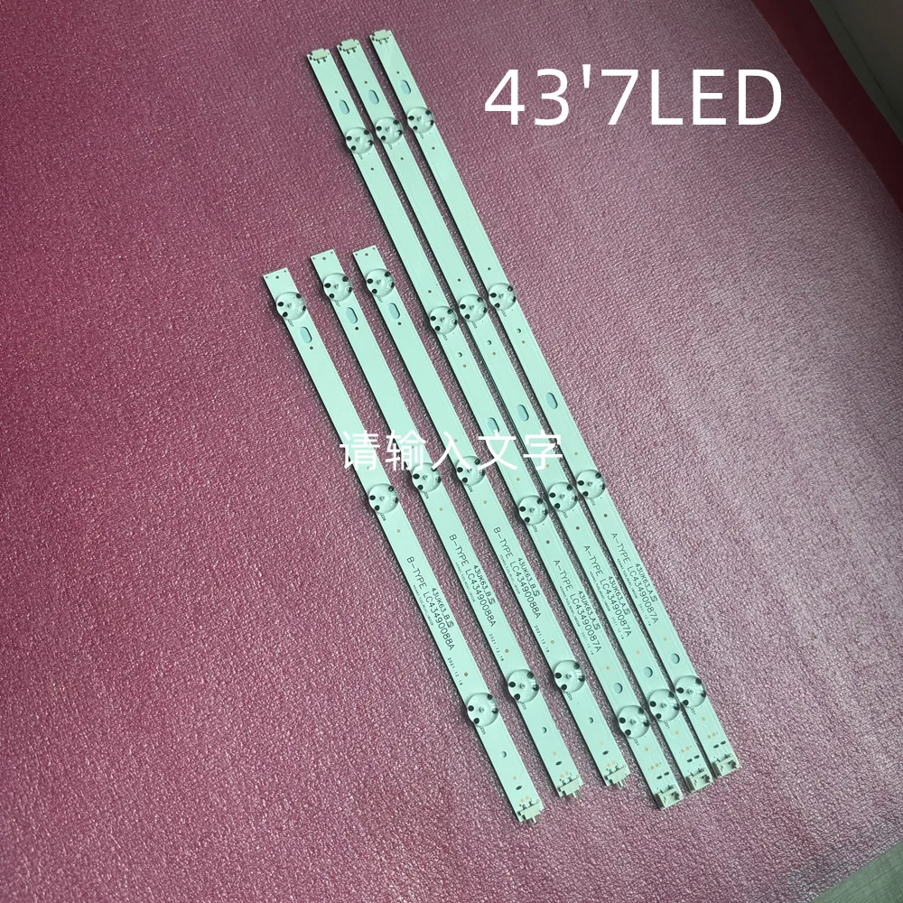 

LED Backlight Strip For TV 43LK5910PLC 43LM5700PLA 43LM5700PUA Bar LC43490117A LC43490112A HL-99430CSP1313-0701S-02 A4 3X7 Tapes