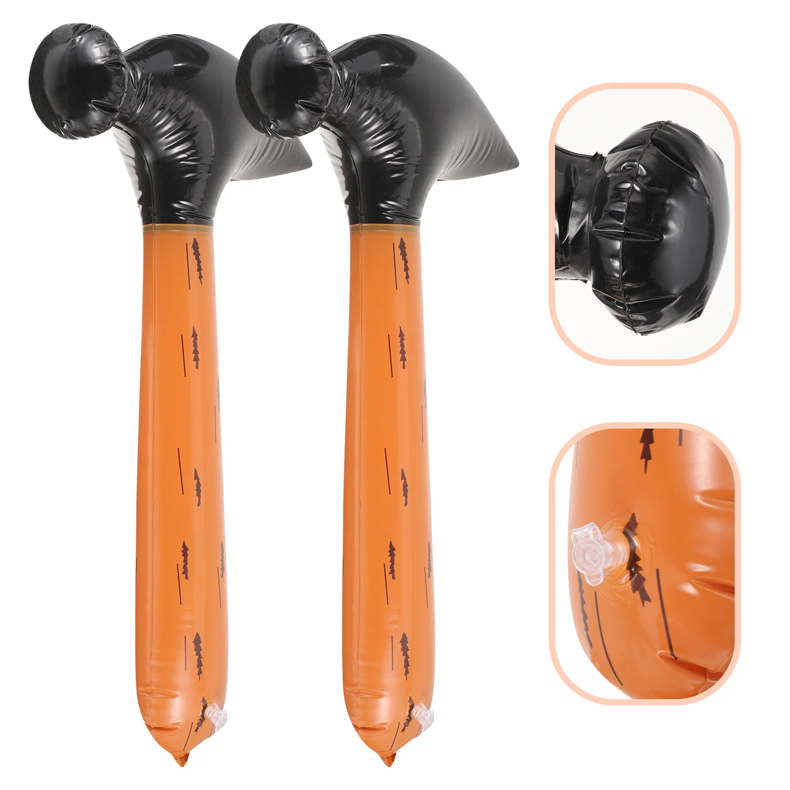 2 Pcs Inflatable Toys for Kids Pool Party Hammer Balloons Favors Toddlers 1-3 Decorative