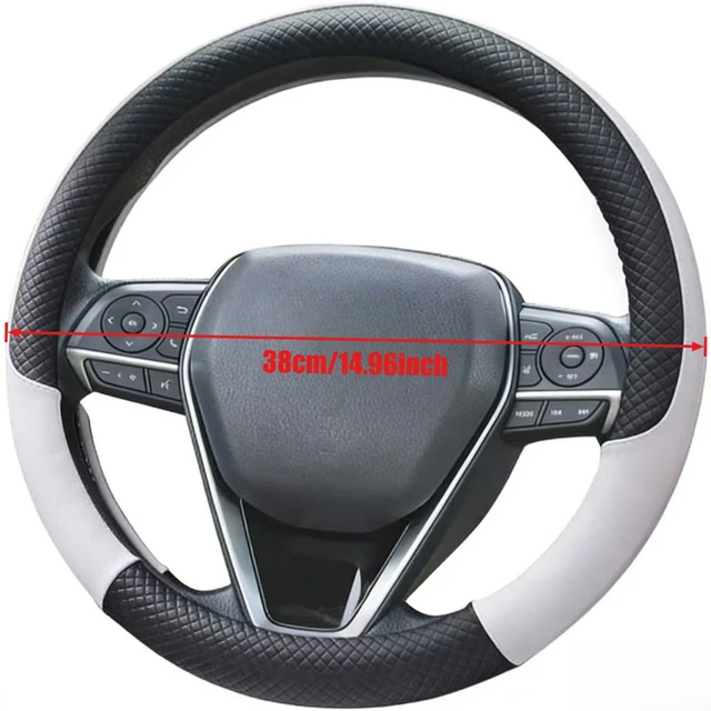 Microfiber Leather Steering Cover 6