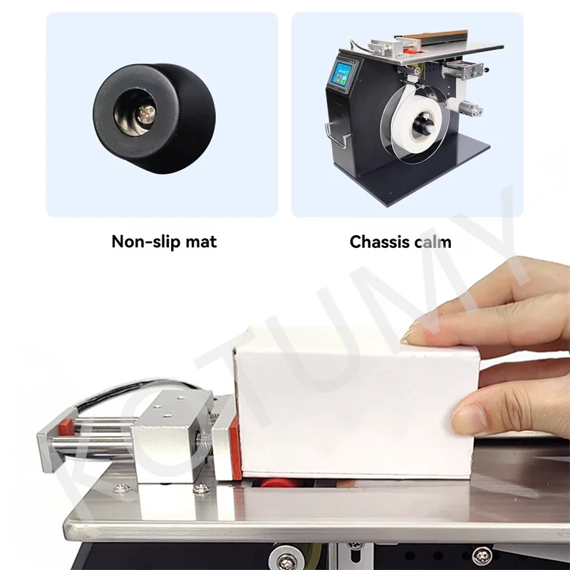 Right-angle Sealing and Labeling Machine Semi-automatic Packaging Labeling Machine Right-angle 90° Labeling Equipment