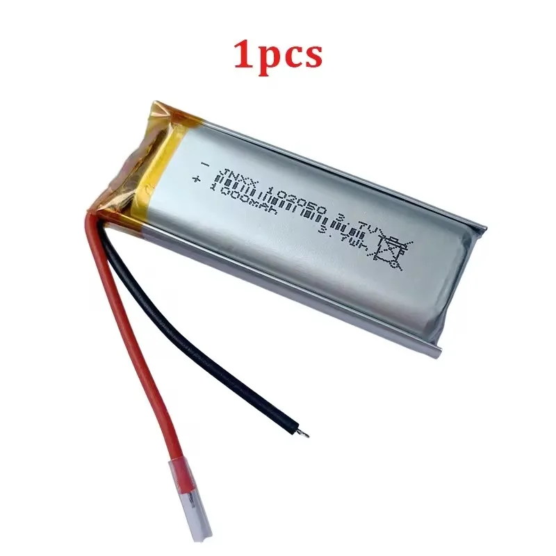 102050 3.7V 1000mAh Lithium Polymer Battery Suitable for Bluetooth Devices Speakers MP4 Beauty Machine LED Rechargeable Battery