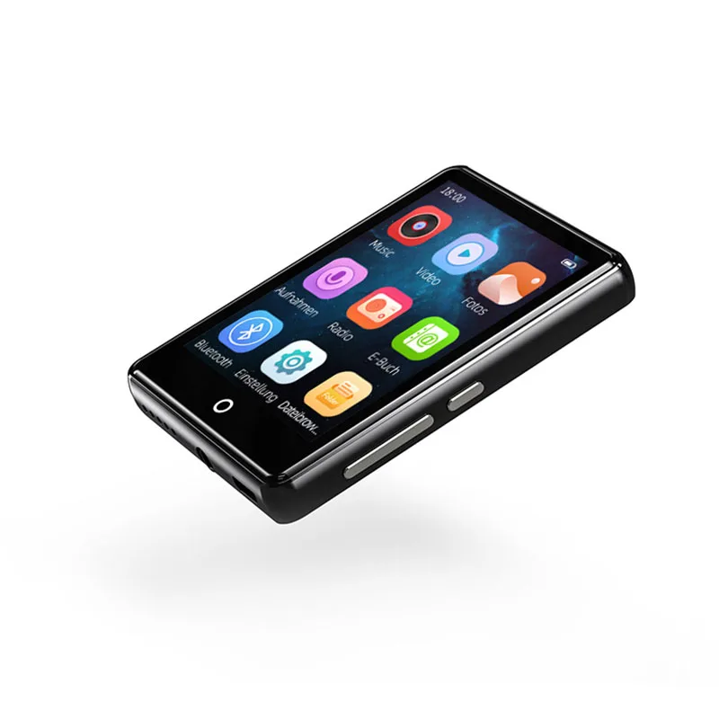 Ruizu m7 metal mp3 player bluetooth 5.0 alto-falante embutido 2.8 Polegada grande tela de toque com e-book gravação rádio vídeo walkman