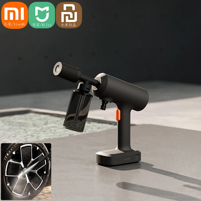 

Mijia долговечная бытовая машина для мойки автомобилей, сильная промывка, водяной пистолет высокого давления, беспроводной портативный пистолет для мойки автомобиля Xiaomi