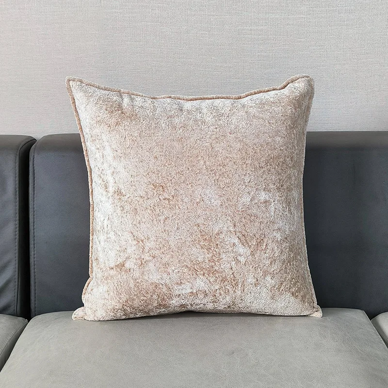 50X50/60X80CM Large Size Throw Pillow Cover Snowflake Velvet Stamping Waist Cushion Cover Decor Home Decorative Pillowcase