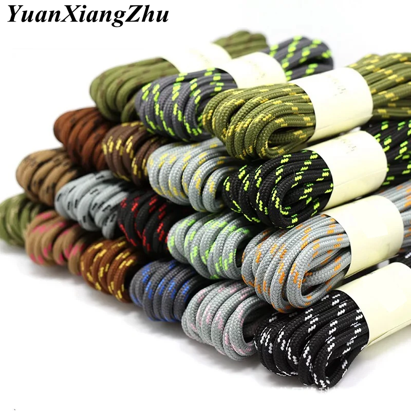 1Pair Outdoor Shoelaces Sports Round Shoes Lace Hiking Slip Rope Laces Sneakers Boots Shoelace 100/120/140/160cm Strings