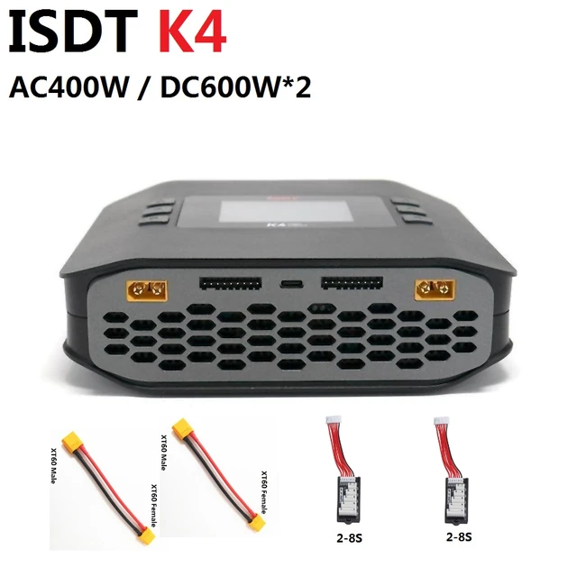 iSDT K4 Smart Dual Charger AC400W / DC600W*2 IndependentDual Mode Dual  Channel For Lipo Battery charge - AliExpress 44