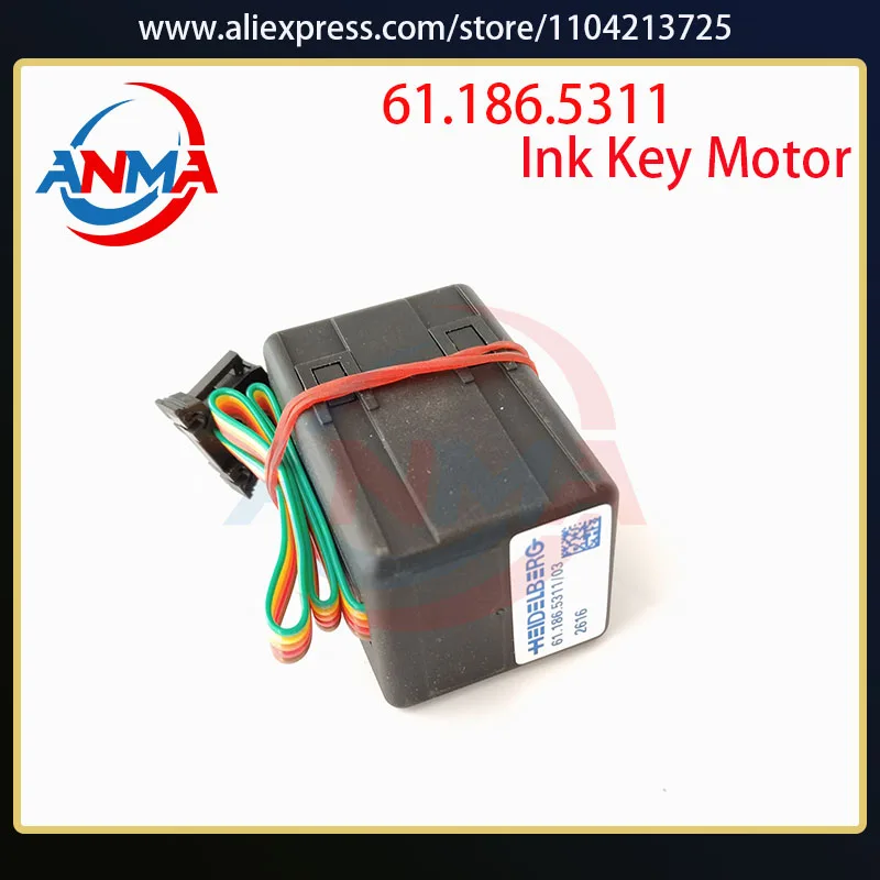 

61.186.5311 Двигатель с чернильным ключом SM74 SM52 SM102 Детали печатной машины Heidelberg 12 В Двигатель с чернильным ключом 61.186.5311/03