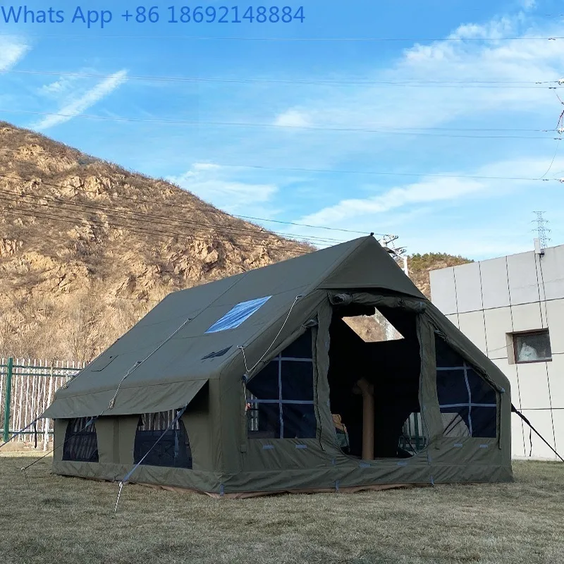 

Уличная палатка для кемпинга на 3-4 человека, полностью автоматическая надувная палатка для кемпинга, звездное небо, туристическая хлопковая палатка