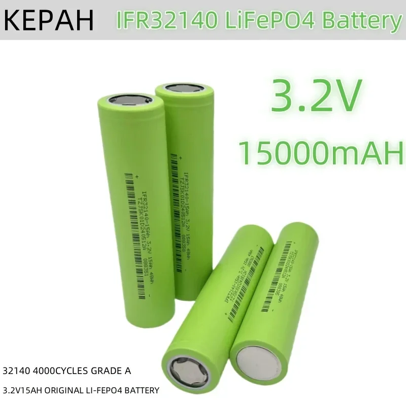 32140 3.2v 15Ah lifepo4 battery 3.2V Cells diy 12v 4S 24V 36V ebike electric scooter Tricycle power tools Battery