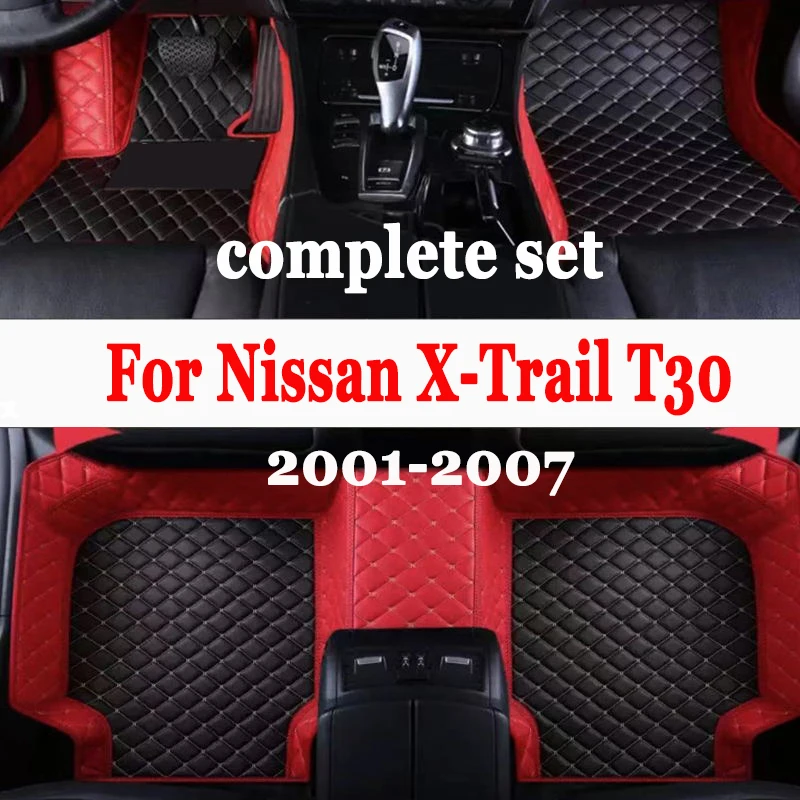 

Автомобильный напольный коврик для Nissan X-Trail T30 2001 ~ 2007, противогрязный ковер, кожаный коврик, аксессуары для авто, автомобильные коврики, напольные аксессуары для автомобиля