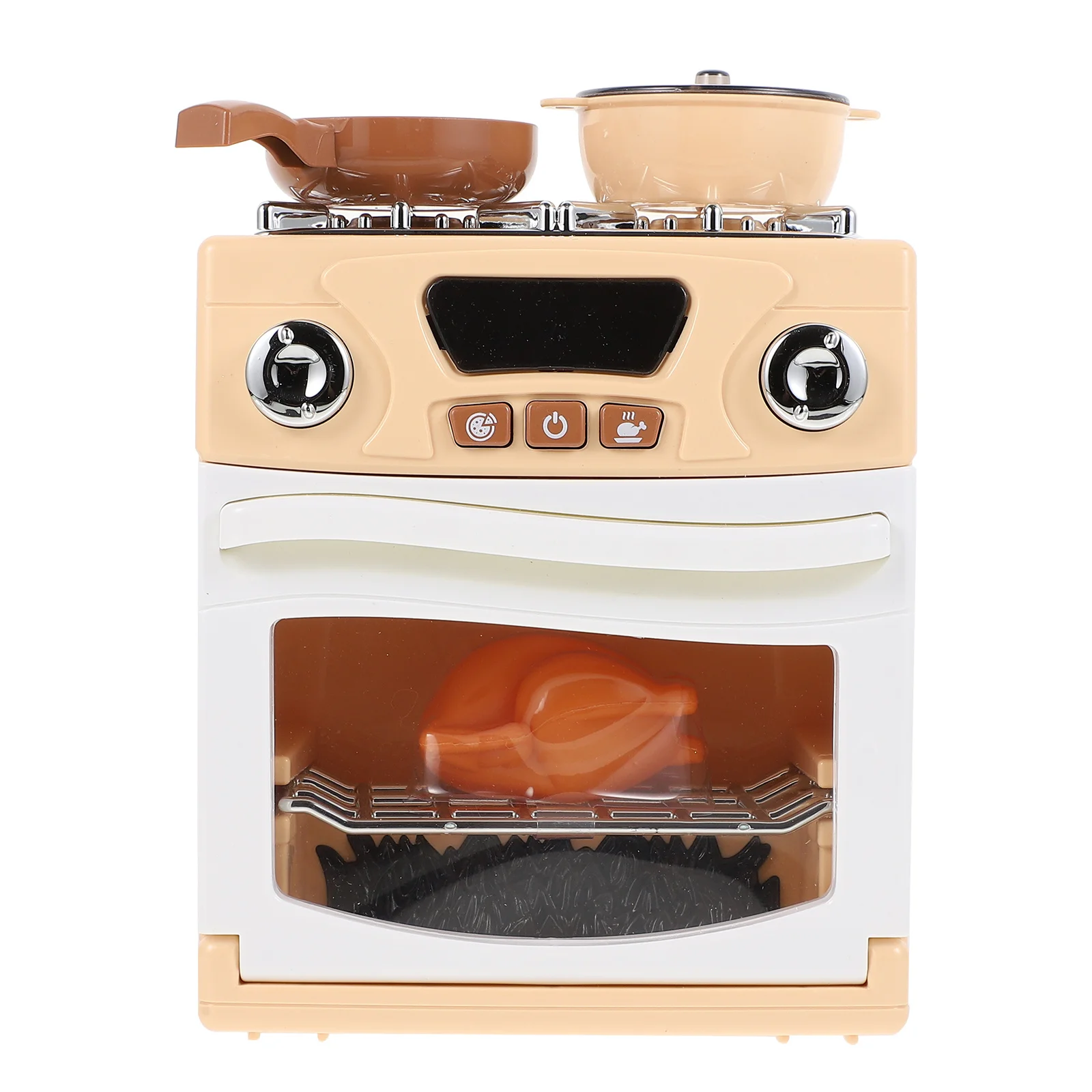 Mini máquina de horno, decoración de escritorio Adorable, simulación de horneado, juguete para niños, regalo educativo, suministro para casa de juegos, muebles simulados