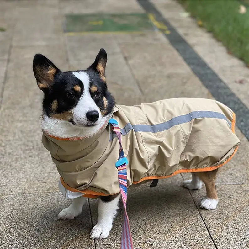 

Dog Raincoat Waterproof Windproof Pet Coat Dog Jacket Breathable Pet Raincoats