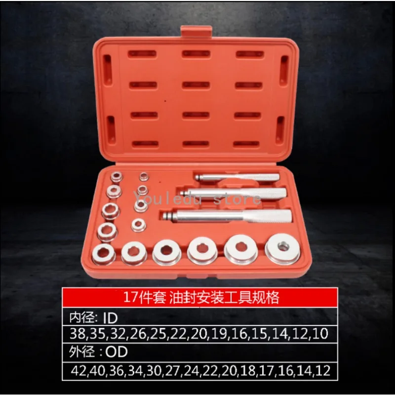 17PCs Puller Bearing Remover Car Bearing Removal Tools Set Wheel Bearing Race Seal Bush Driver Master Tool Kits NEW