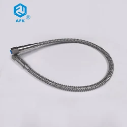 1/4NPT Female Compressor air Gas Stainless Steel Flexible Hose high pressure 150cm 200cm