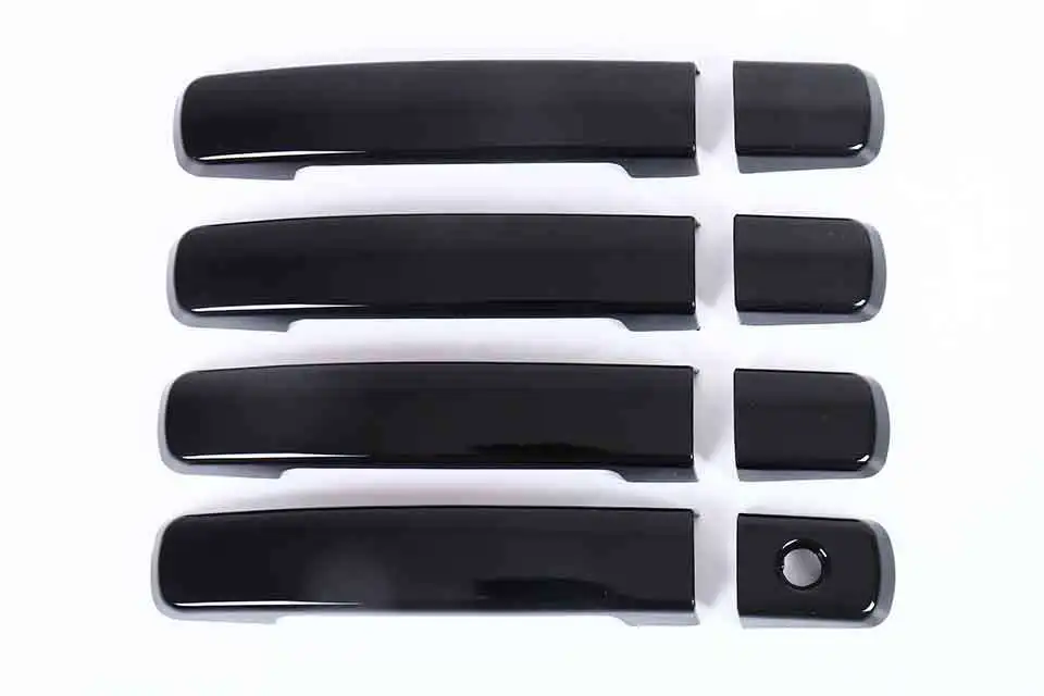 

Для Nissan Qashqai j10 2008 2009 2010 2011 2012 2013, хромированная глянцевая крышка дверной ручки из АБС-пластика, наклейка, аксессуары для стайлинга автомобилей