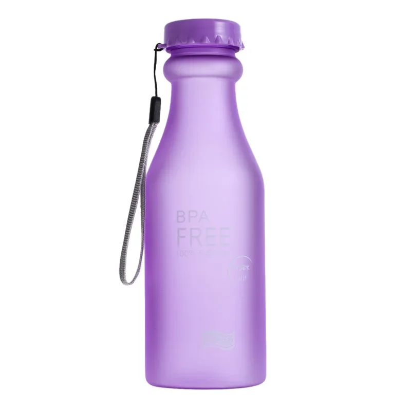 New PBA Free Portable Leak-proof Bike Sports Unbreakable 550ml Plastic Water Bottle Drop Shipping