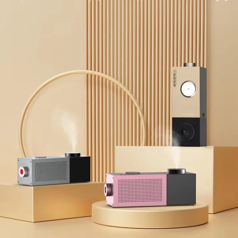 

Crearoma New Arrival Music Scent Diffufser Smart Waterless Air Aroma Diffuser With Speaker Aluminium Elegant Scent