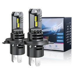 H4 Car LED Headlight Bulb CSP Fan With Canbus High & Low Beam Car Light Turbo Led Diode Lamp Auto Motorcycle CSP 6500K 12V