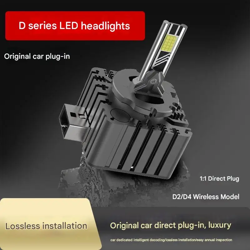 

Светодиодная фара серии D 80 Вт D1S D2S D3S D4S, двойной медный прожектор Canbus, модернизация — автомобильные аксессуары для проникновения