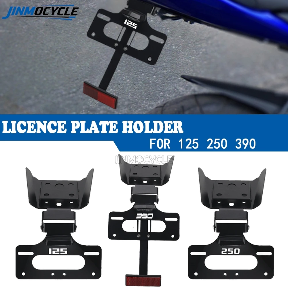 

Rear License Plate Holder For 125 250 390 Duke 2017 2018 2019 2020-2023 Motorcycle Tail Tidy Fender Eliminator Bracket Kit
