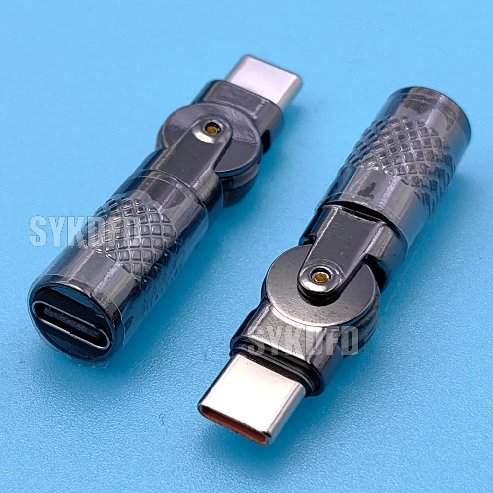 USB Type-C Adapter 180 Degree Rotating Type C Male to Female Connector Converter For Xiaomi Samsung Charger Data Cable