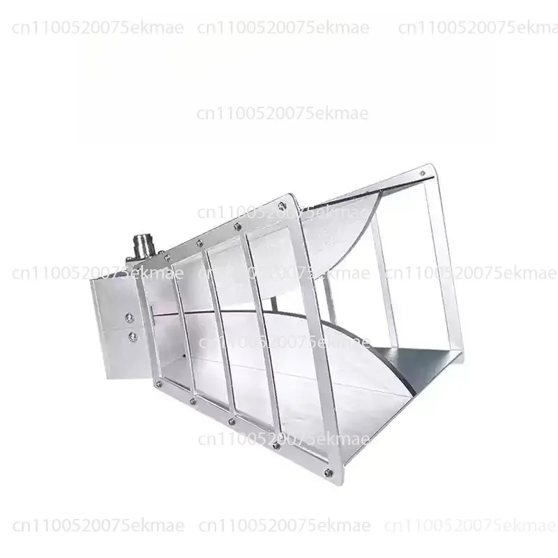 1.6~ 12GHz Standard Gain Horn Antenna, 5~ 16dBi Dual Ridge Microwave Test Antenna, Covering C/X/Ku/Ka Frequency Band